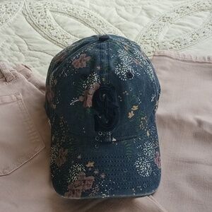 Rare Women's Seattle Mariners Floral Baseball Hat